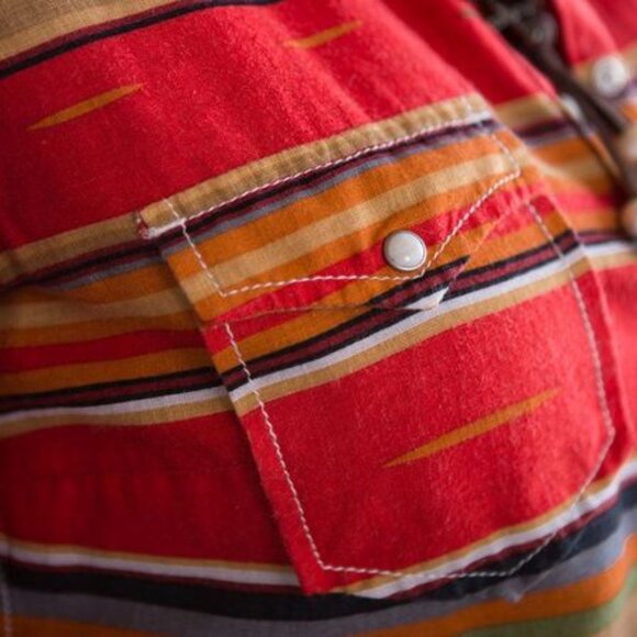 Ryan Michael Serape Womens shirt in XL M1027g - Picture 3 of 7